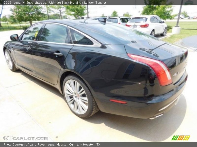 Ultimate Black Metallic / London Tan/Jet 2016 Jaguar XJ Supercharged