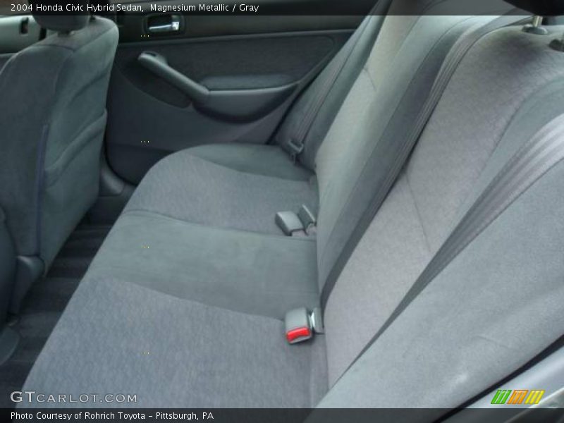 Magnesium Metallic / Gray 2004 Honda Civic Hybrid Sedan