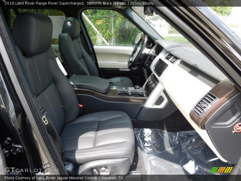 Santorini Black Metallic / Ebony/Ebony 2016 Land Rover Range Rover Supercharged