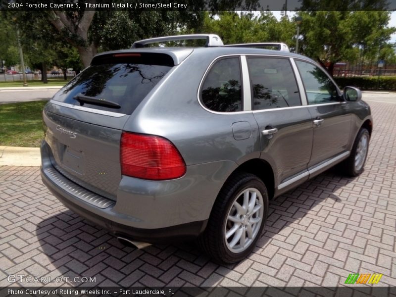 Titanium Metallic / Stone/Steel Grey 2004 Porsche Cayenne S