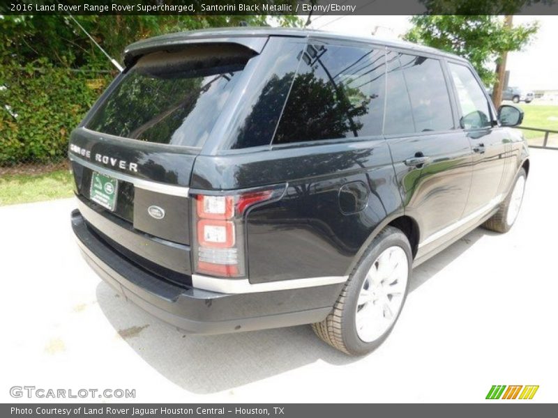 Santorini Black Metallic / Ebony/Ebony 2016 Land Rover Range Rover Supercharged