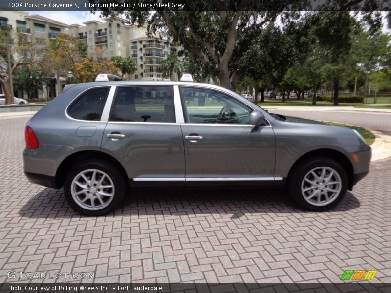 Titanium Metallic / Stone/Steel Grey 2004 Porsche Cayenne S