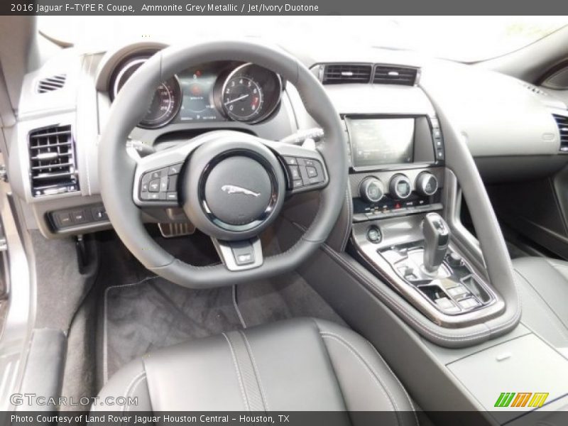 Ammonite Grey Metallic / Jet/Ivory Duotone 2016 Jaguar F-TYPE R Coupe