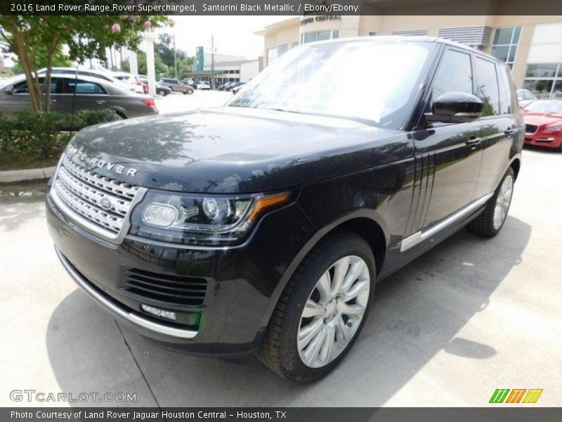 Santorini Black Metallic / Ebony/Ebony 2016 Land Rover Range Rover Supercharged