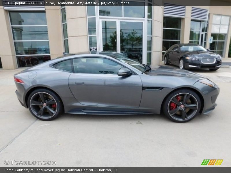 Ammonite Grey Metallic / Jet/Ivory Duotone 2016 Jaguar F-TYPE R Coupe