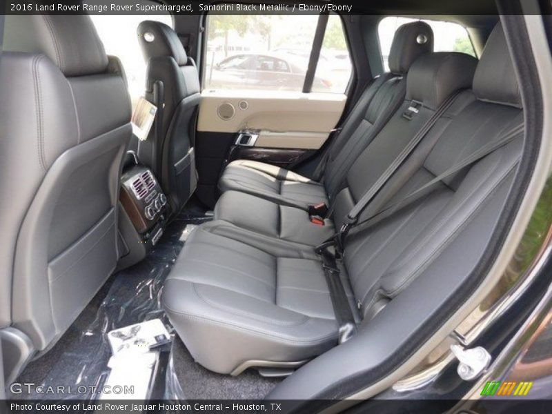Santorini Black Metallic / Ebony/Ebony 2016 Land Rover Range Rover Supercharged