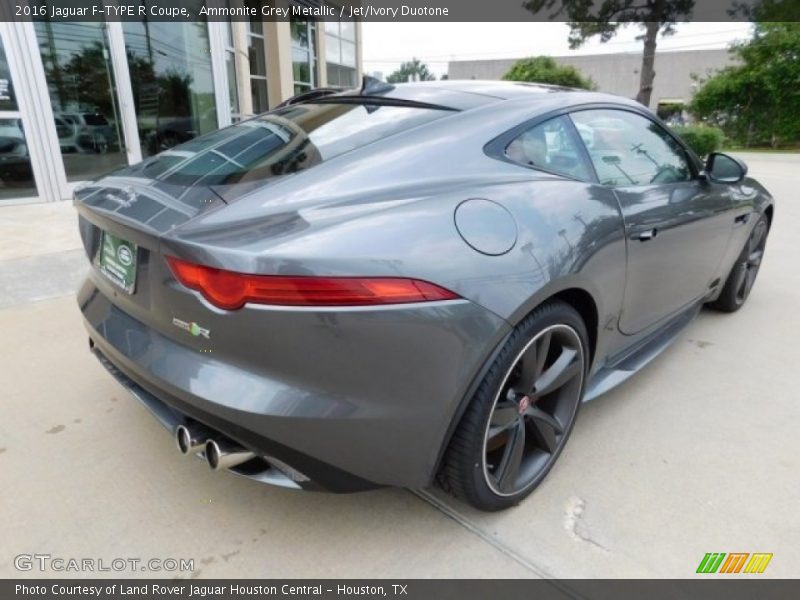 Ammonite Grey Metallic / Jet/Ivory Duotone 2016 Jaguar F-TYPE R Coupe