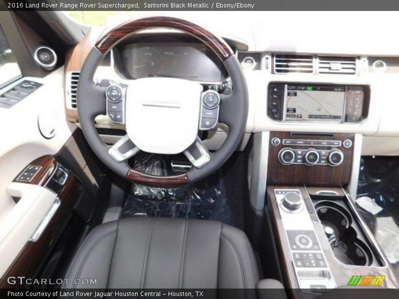 Santorini Black Metallic / Ebony/Ebony 2016 Land Rover Range Rover Supercharged