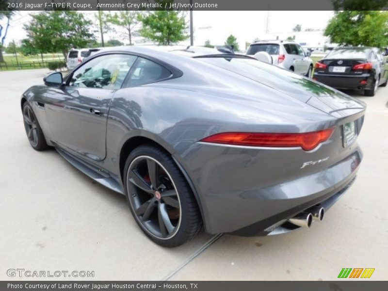 Ammonite Grey Metallic / Jet/Ivory Duotone 2016 Jaguar F-TYPE R Coupe