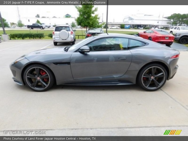 Ammonite Grey Metallic / Jet/Ivory Duotone 2016 Jaguar F-TYPE R Coupe