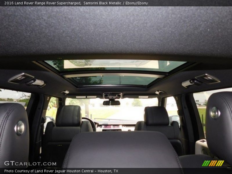 Santorini Black Metallic / Ebony/Ebony 2016 Land Rover Range Rover Supercharged