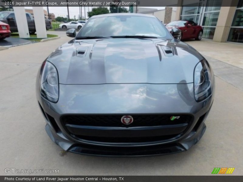 Ammonite Grey Metallic / Jet/Ivory Duotone 2016 Jaguar F-TYPE R Coupe