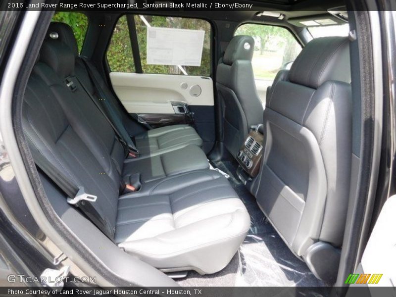 Santorini Black Metallic / Ebony/Ebony 2016 Land Rover Range Rover Supercharged