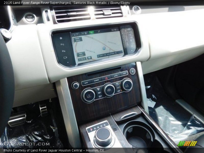 Santorini Black Metallic / Ebony/Ebony 2016 Land Rover Range Rover Supercharged