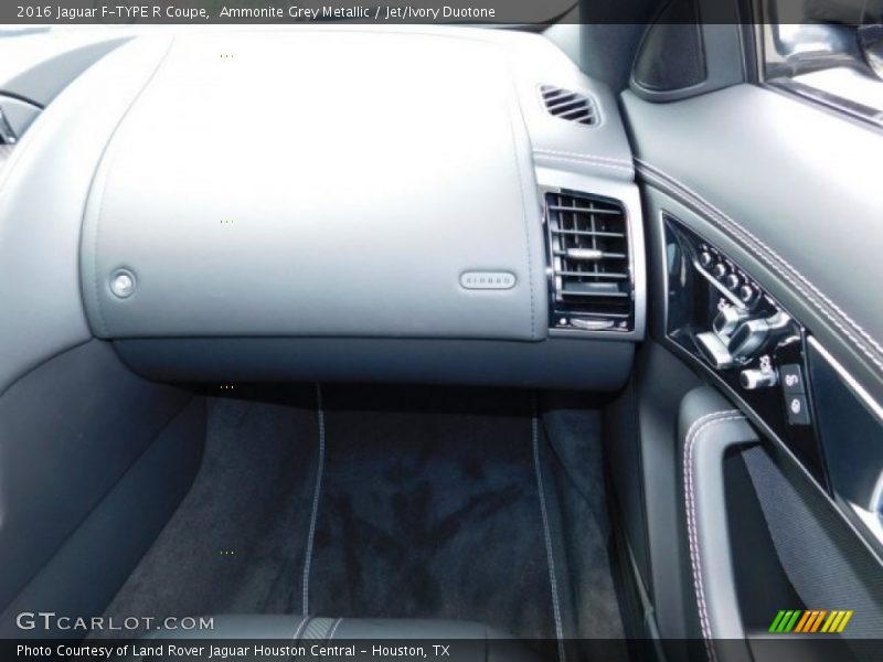 Ammonite Grey Metallic / Jet/Ivory Duotone 2016 Jaguar F-TYPE R Coupe