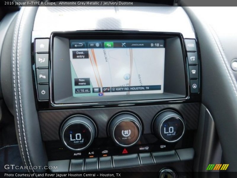Ammonite Grey Metallic / Jet/Ivory Duotone 2016 Jaguar F-TYPE R Coupe