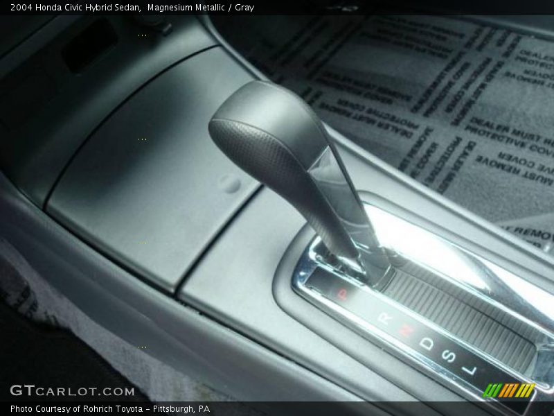 Magnesium Metallic / Gray 2004 Honda Civic Hybrid Sedan