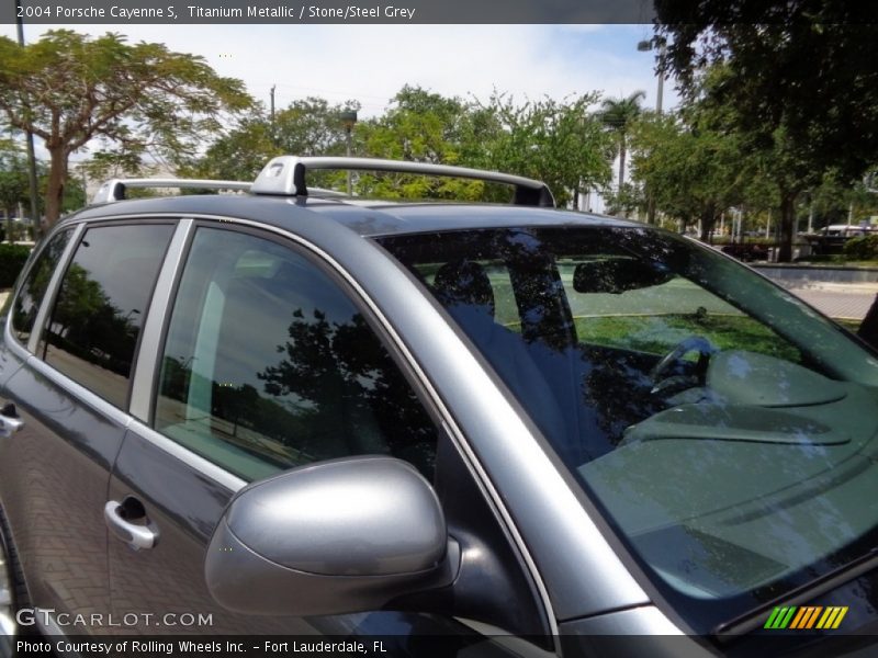 Titanium Metallic / Stone/Steel Grey 2004 Porsche Cayenne S