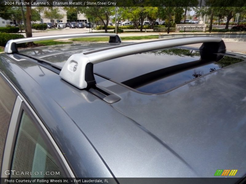 Titanium Metallic / Stone/Steel Grey 2004 Porsche Cayenne S