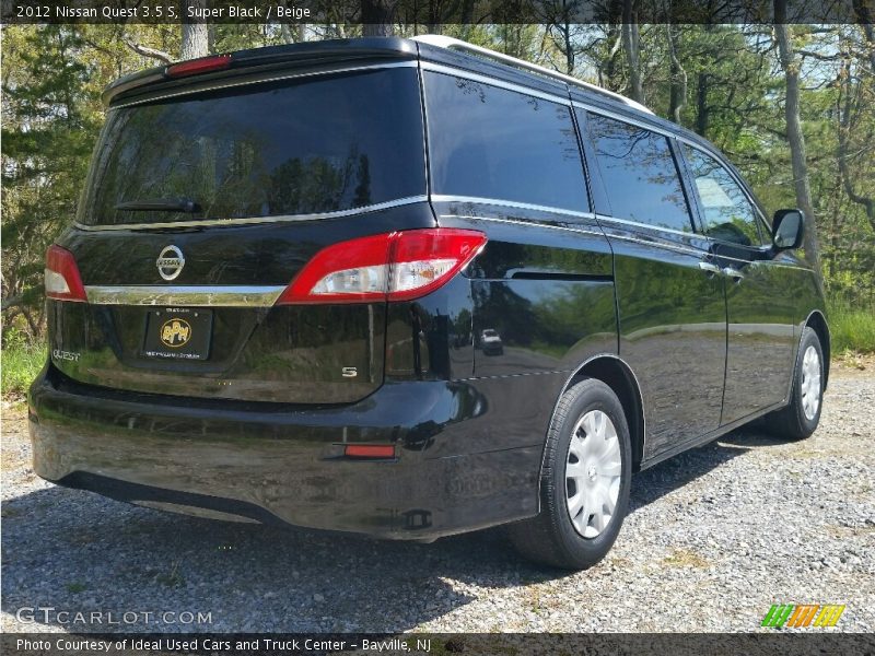 Super Black / Beige 2012 Nissan Quest 3.5 S