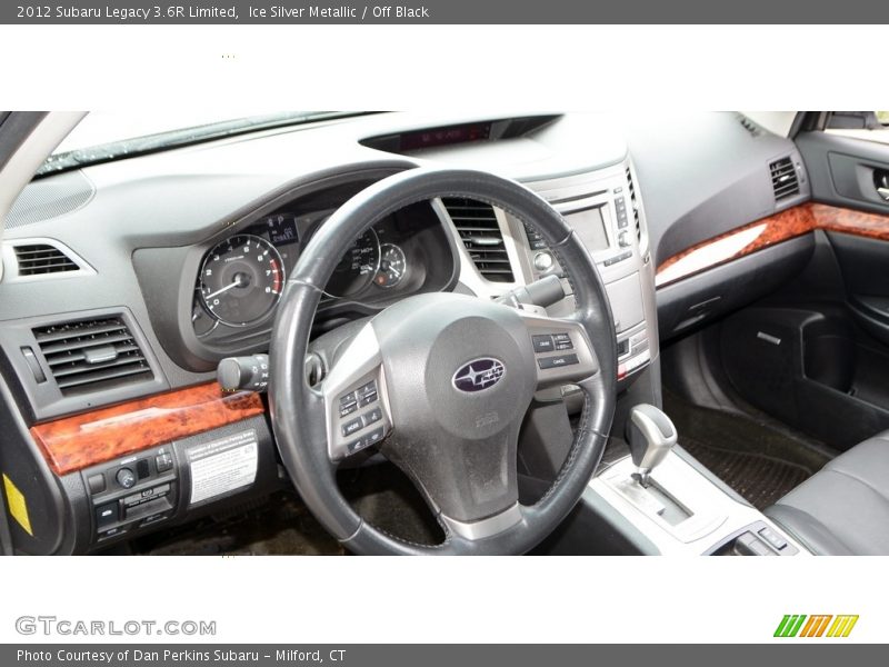 Ice Silver Metallic / Off Black 2012 Subaru Legacy 3.6R Limited