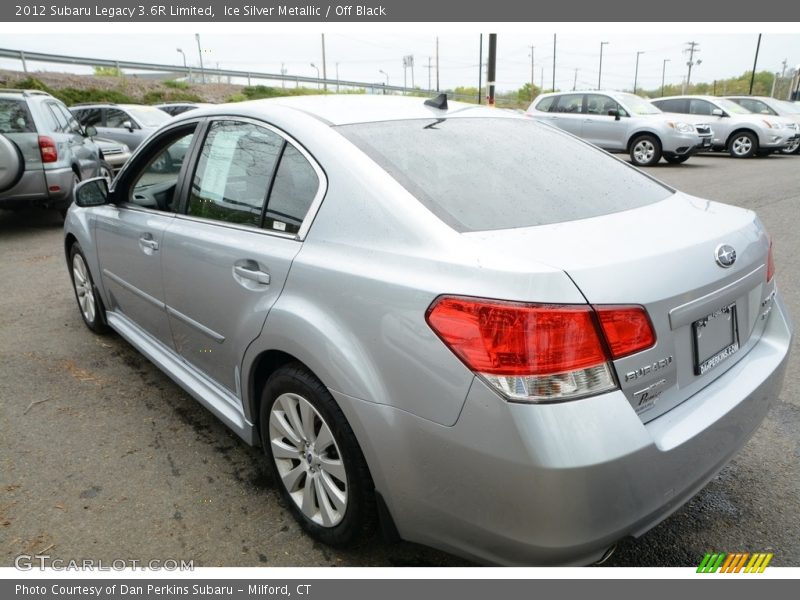 Ice Silver Metallic / Off Black 2012 Subaru Legacy 3.6R Limited