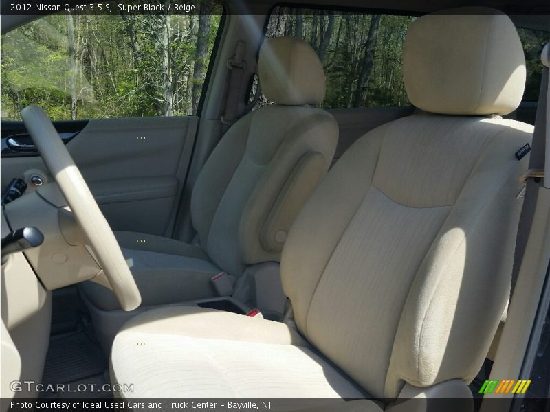 Super Black / Beige 2012 Nissan Quest 3.5 S