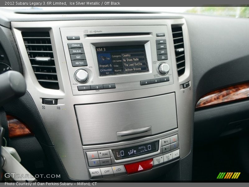 Ice Silver Metallic / Off Black 2012 Subaru Legacy 3.6R Limited