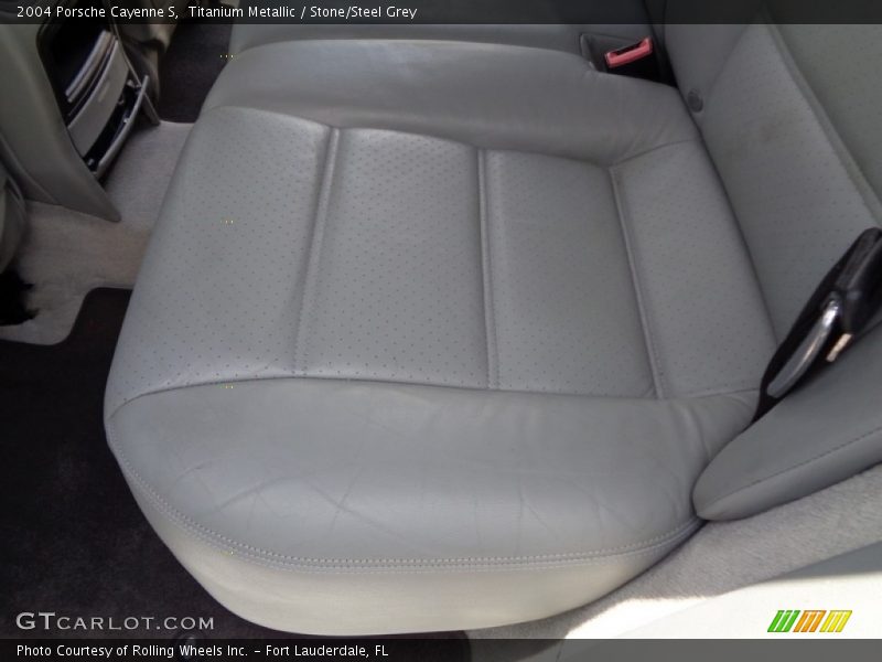 Titanium Metallic / Stone/Steel Grey 2004 Porsche Cayenne S