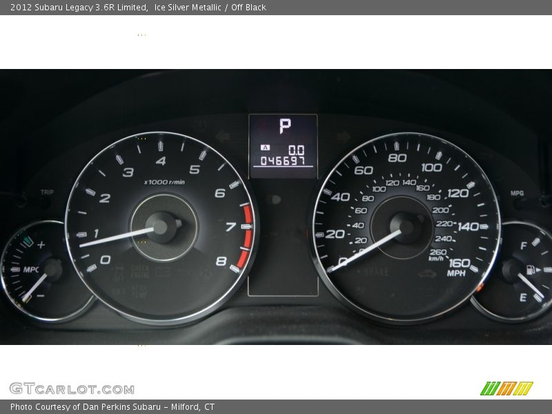 Ice Silver Metallic / Off Black 2012 Subaru Legacy 3.6R Limited