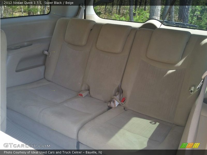 Super Black / Beige 2012 Nissan Quest 3.5 S