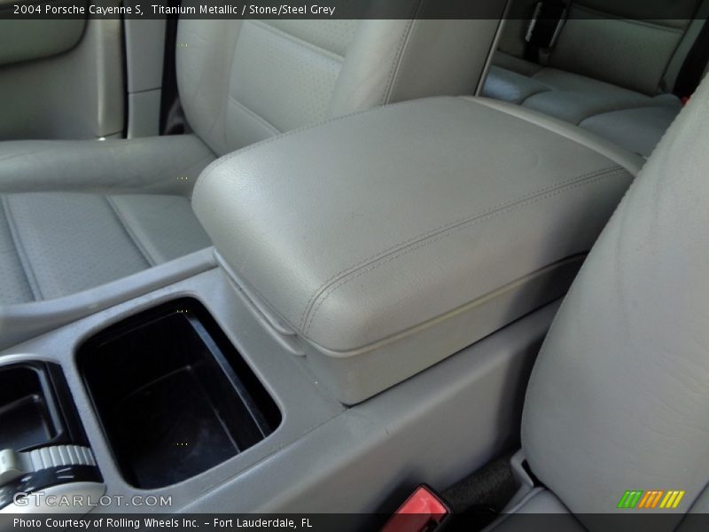 Titanium Metallic / Stone/Steel Grey 2004 Porsche Cayenne S