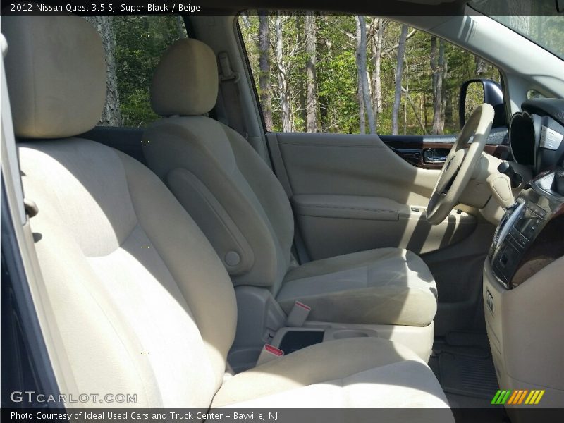 Super Black / Beige 2012 Nissan Quest 3.5 S