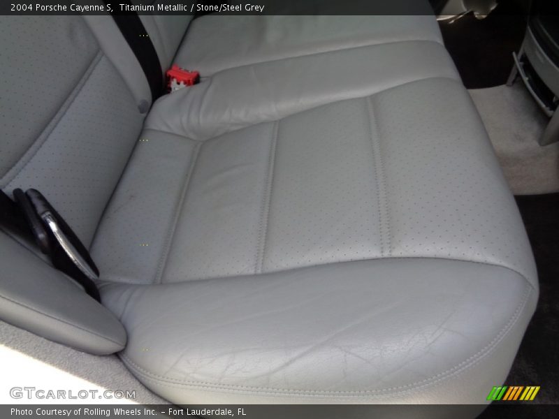 Titanium Metallic / Stone/Steel Grey 2004 Porsche Cayenne S
