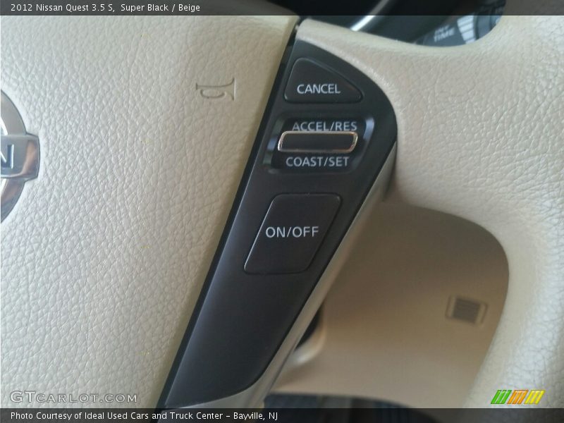 Super Black / Beige 2012 Nissan Quest 3.5 S
