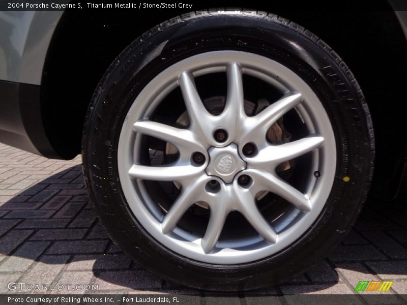 Titanium Metallic / Stone/Steel Grey 2004 Porsche Cayenne S