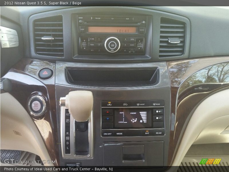 Super Black / Beige 2012 Nissan Quest 3.5 S