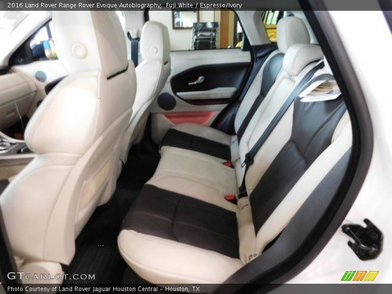 Fuji White / Espresso/Ivory 2016 Land Rover Range Rover Evoque Autobiography