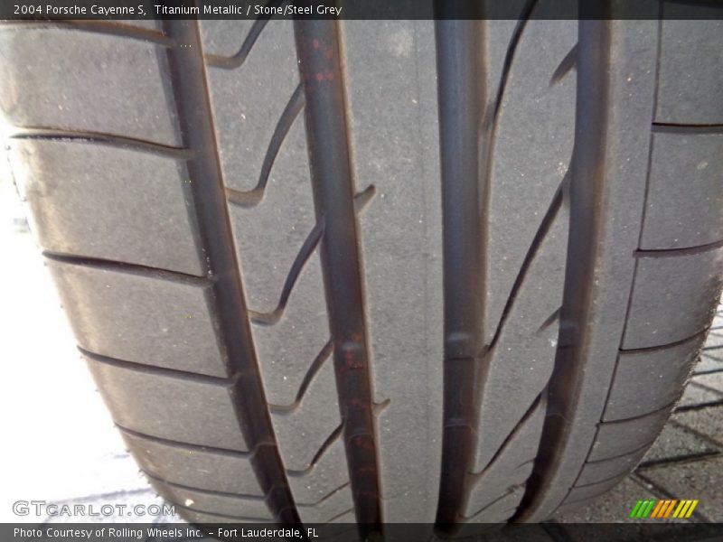 Titanium Metallic / Stone/Steel Grey 2004 Porsche Cayenne S