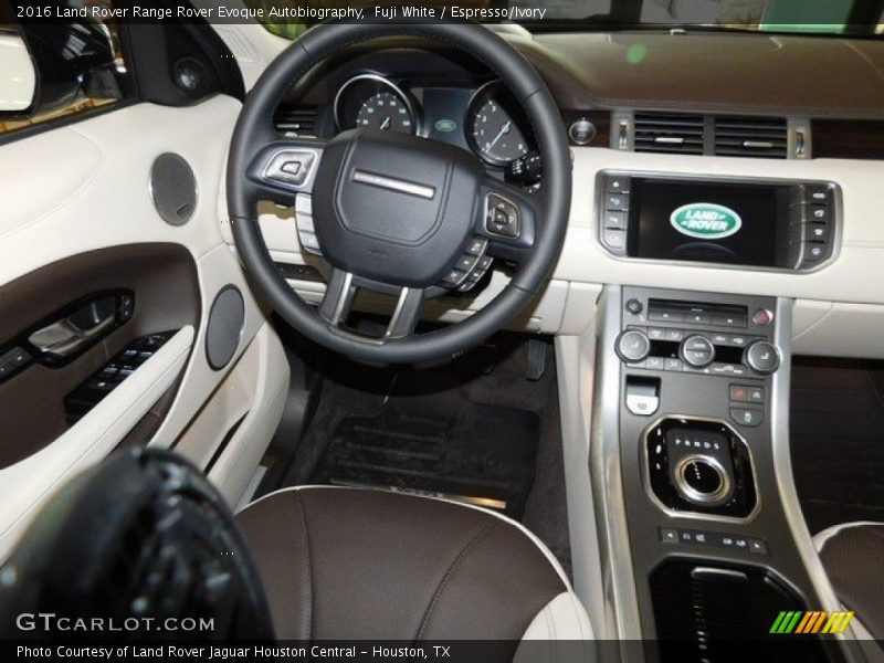 Fuji White / Espresso/Ivory 2016 Land Rover Range Rover Evoque Autobiography