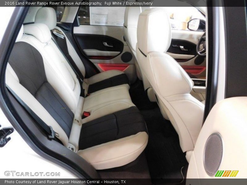 Fuji White / Espresso/Ivory 2016 Land Rover Range Rover Evoque Autobiography