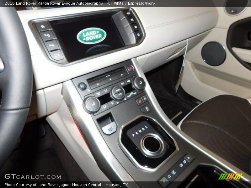Fuji White / Espresso/Ivory 2016 Land Rover Range Rover Evoque Autobiography