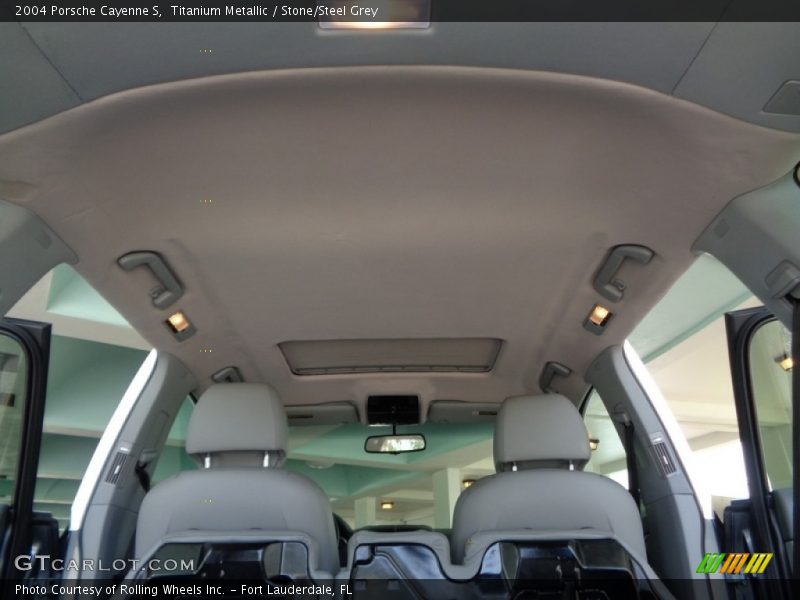 Titanium Metallic / Stone/Steel Grey 2004 Porsche Cayenne S