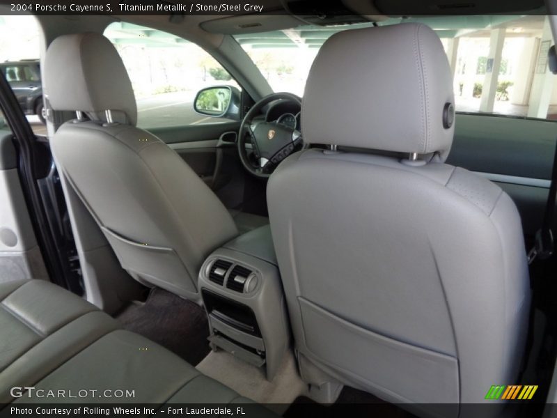 Titanium Metallic / Stone/Steel Grey 2004 Porsche Cayenne S