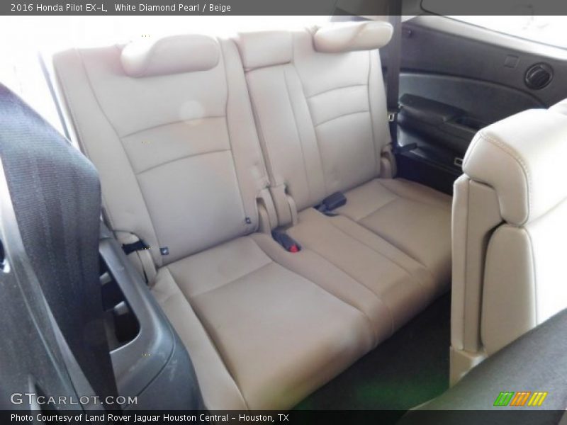 White Diamond Pearl / Beige 2016 Honda Pilot EX-L