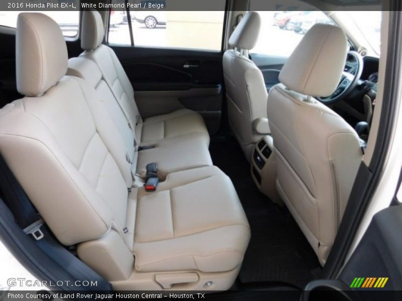 White Diamond Pearl / Beige 2016 Honda Pilot EX-L