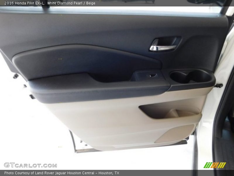 White Diamond Pearl / Beige 2016 Honda Pilot EX-L
