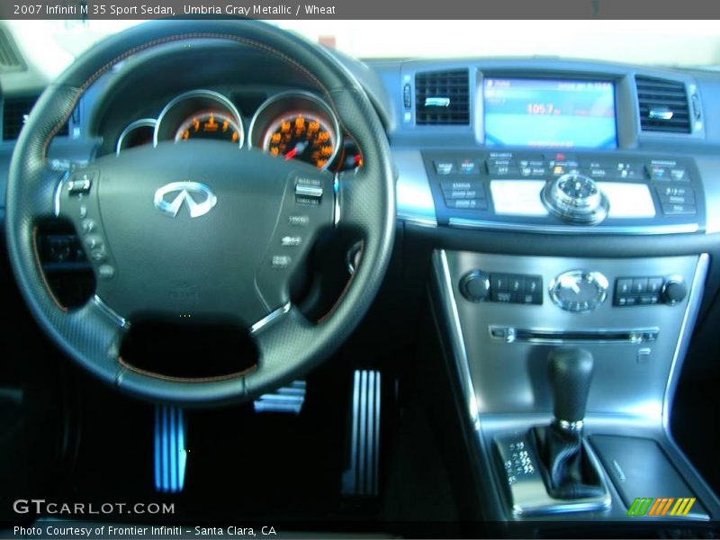 Umbria Gray Metallic / Wheat 2007 Infiniti M 35 Sport Sedan