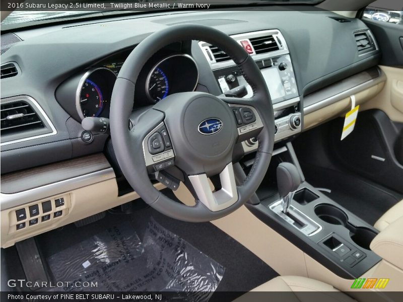 Twilight Blue Metallic / Warm Ivory 2016 Subaru Legacy 2.5i Limited