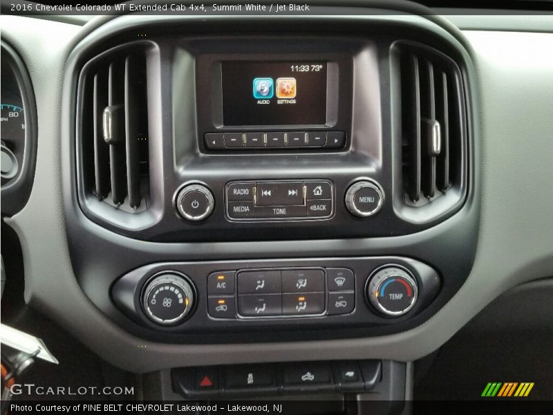 Summit White / Jet Black 2016 Chevrolet Colorado WT Extended Cab 4x4